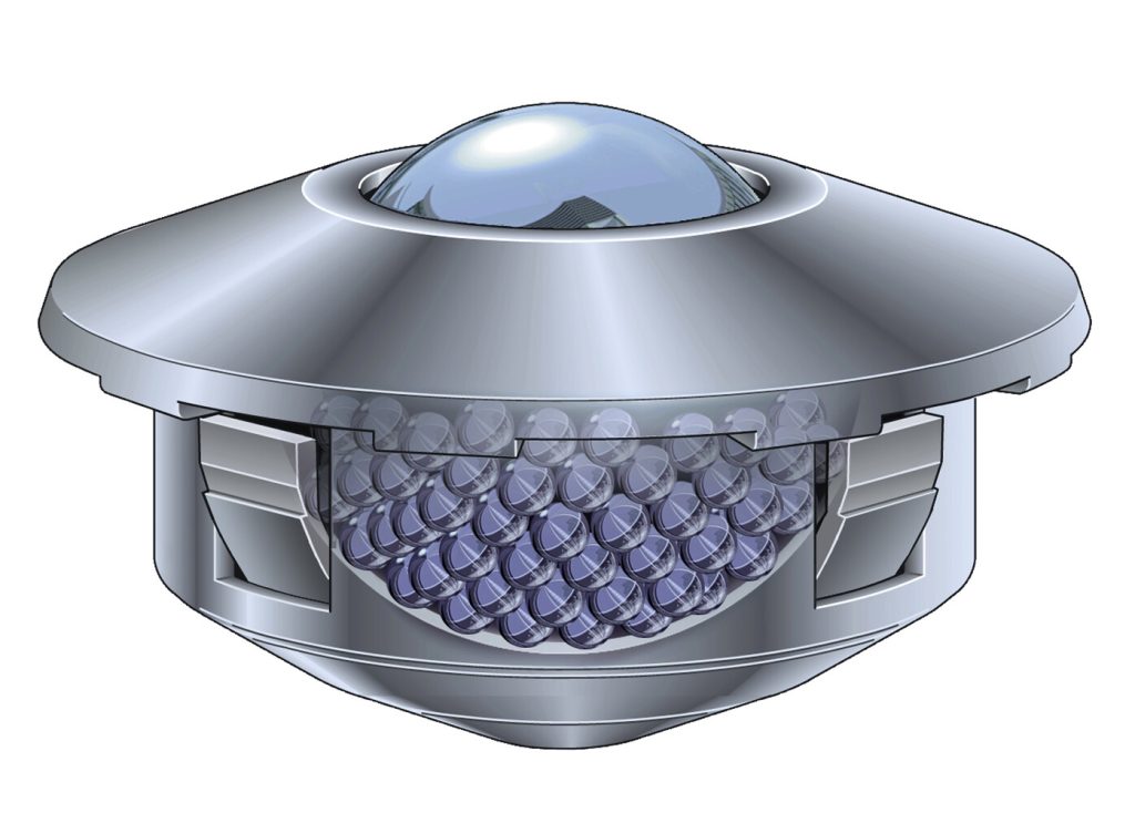 La foto nos muestra el almacén de venta de bolas trasportadoras de TLS
