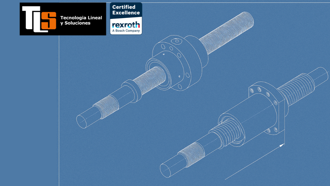 En la foto podemos ver una comparativa husiilo de bolas vs husillo de rodillos planetarios