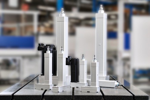 La fotografía nos muestra una gama de cilindros electromecánicos GEN2