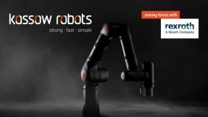 En la imagen vemos un robot colaborativo, también llamado cobot, para mejorar la automatización de las pymes