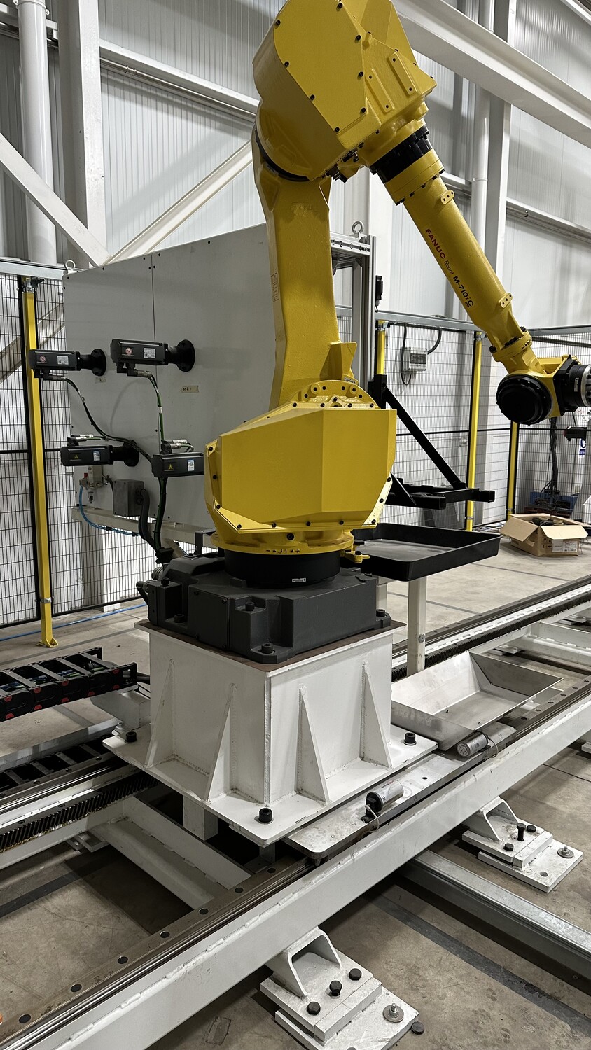 En la imagen observamos El Séptimo Eje en Robots Industriales y Colaborativos en Valencia